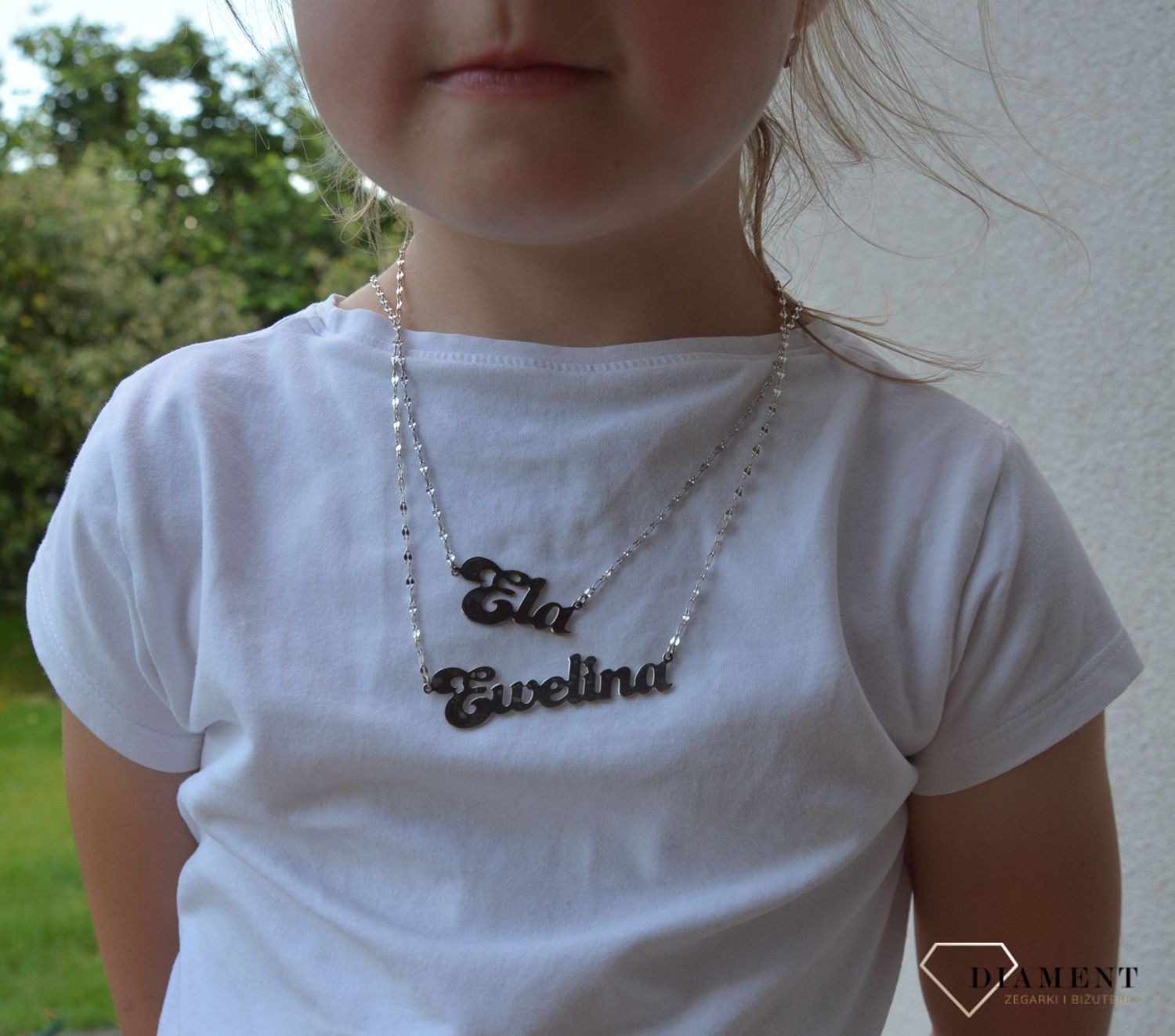 Naszyjnik srebrny z imieniem Ewelina.jpg